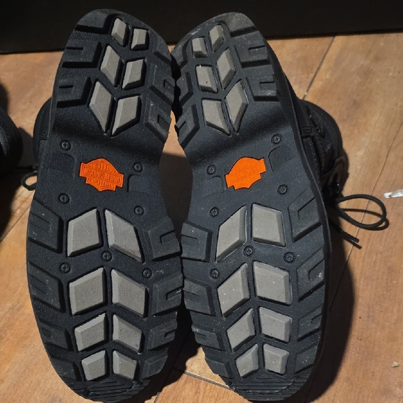 Harley-Davidson Black and Gray Combat / Tacticle Boots Woman's size 8.  NEW - Picture 7 of 9